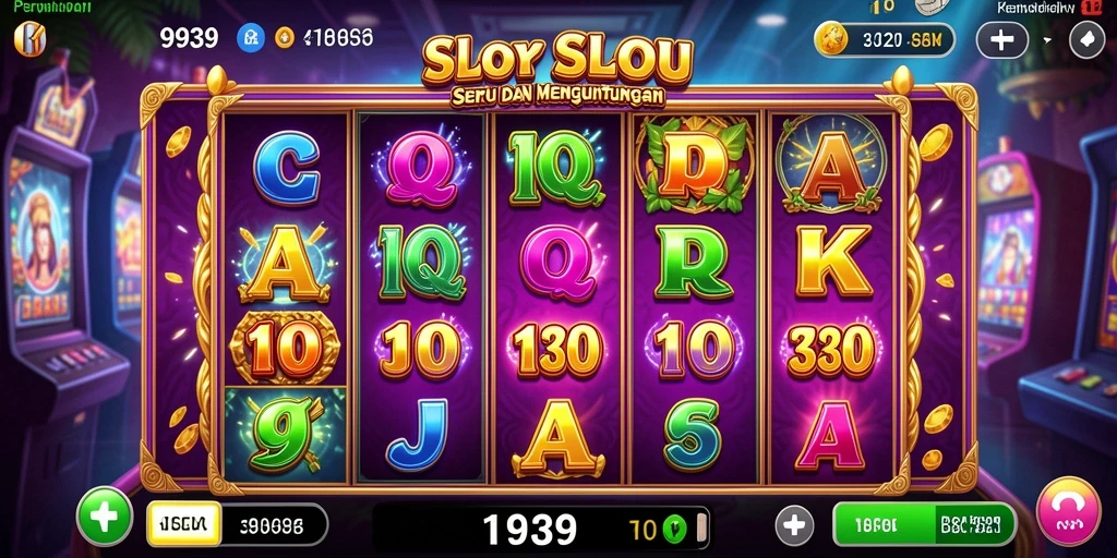 Screenshot gameplay 9939 menampilkan momen menang yang mendebarkan dalam permainan Slot.