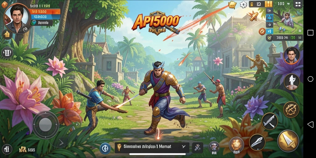 Tampilan menarik dari gameplay API5000 yang memukau.