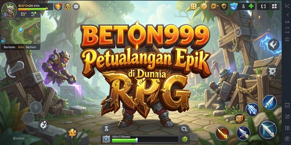 Gameplay BETON999 yang menampilkan pertempuran epik dan eksplorasi dunia.