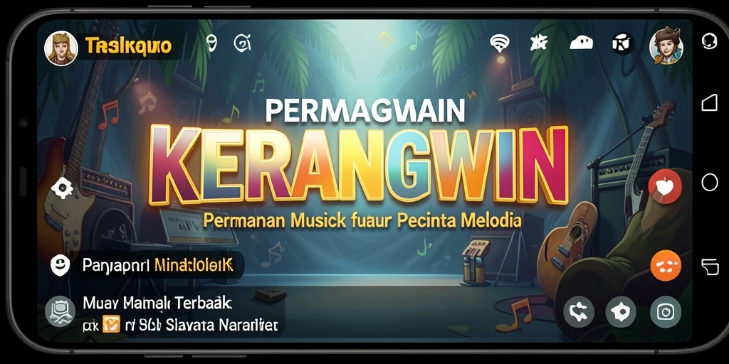 Tampilan gameplay <strong>KERANGWIN</strong> yang menyenangkan dan interaktif dengan musik.