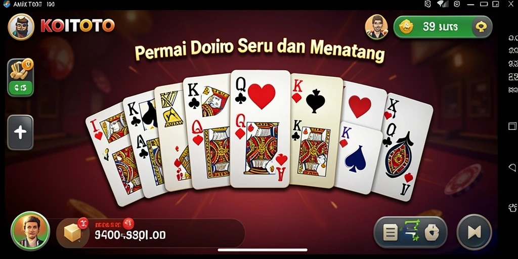 Tampilan gameplay KOITOTO dengan antarmuka menarik.
