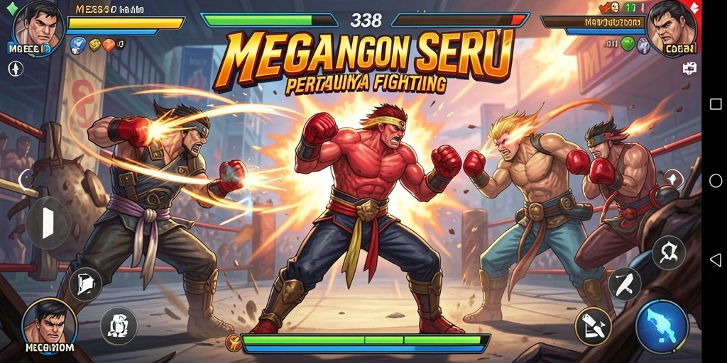 Tampilan gameplay MEGA338 yang menegangkan dan penuh aksi.