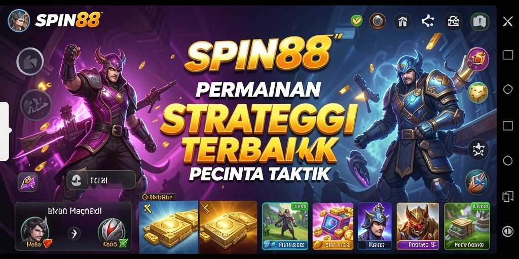 Screenshot gameplay SPIN88 yang menampilkan pertempuran strategis yang mendebarkan.