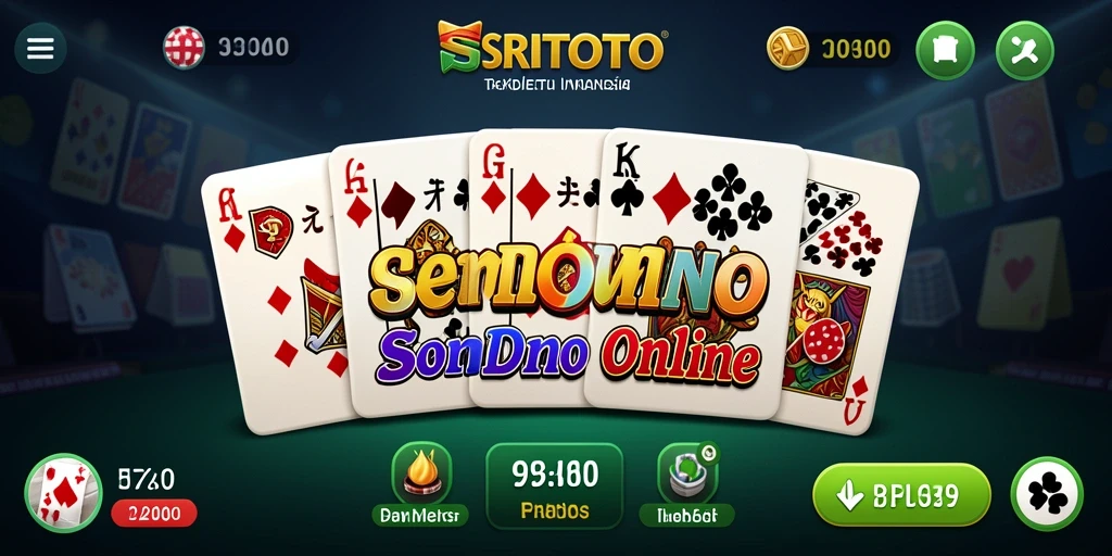Tangkapan layar dari gameplay seru SRITOTO di permainan Domino.